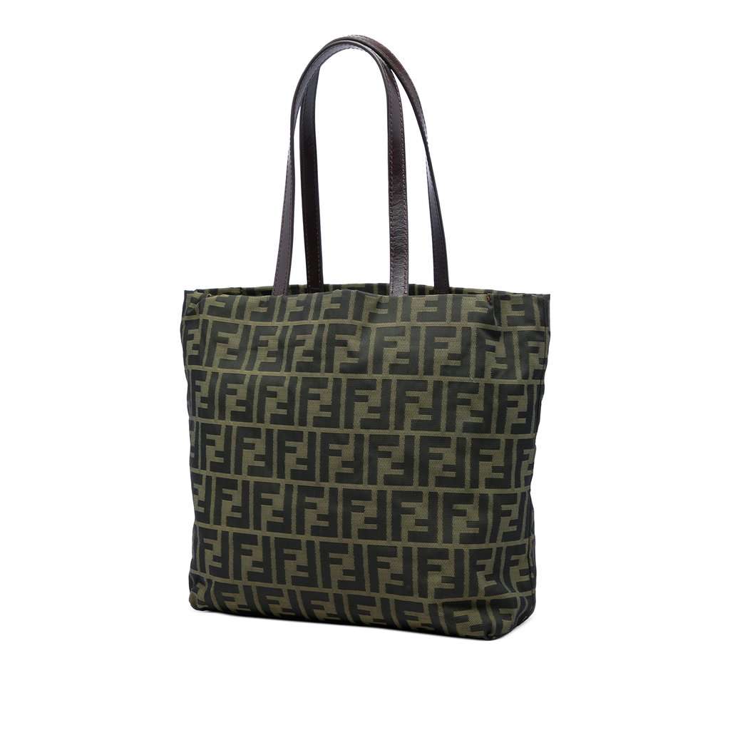 Fendi Zucca Canvas Tote Brown Very good condition - Back View