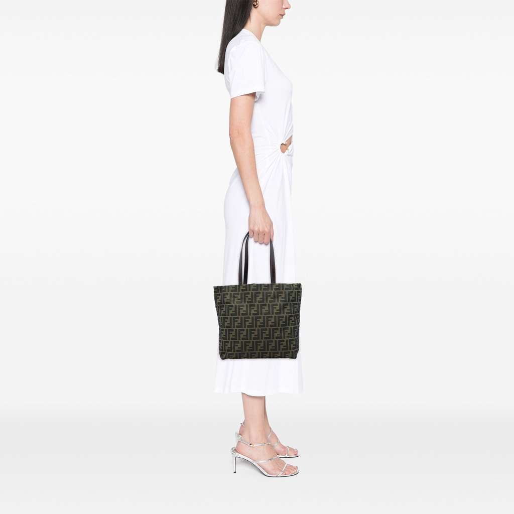 Fendi Zucca Canvas Tote Brown Very good condition - Box View