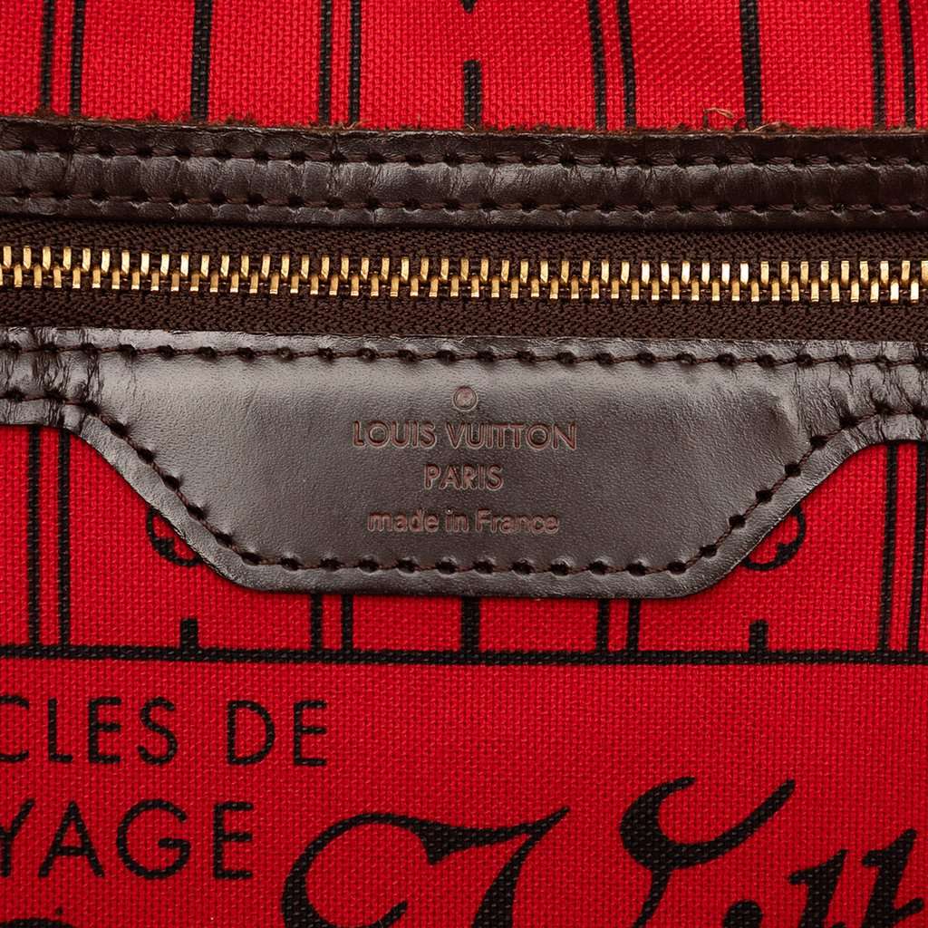 Louis Vuitton Damier Ebene Neverfull PM Brown Very good - Box View