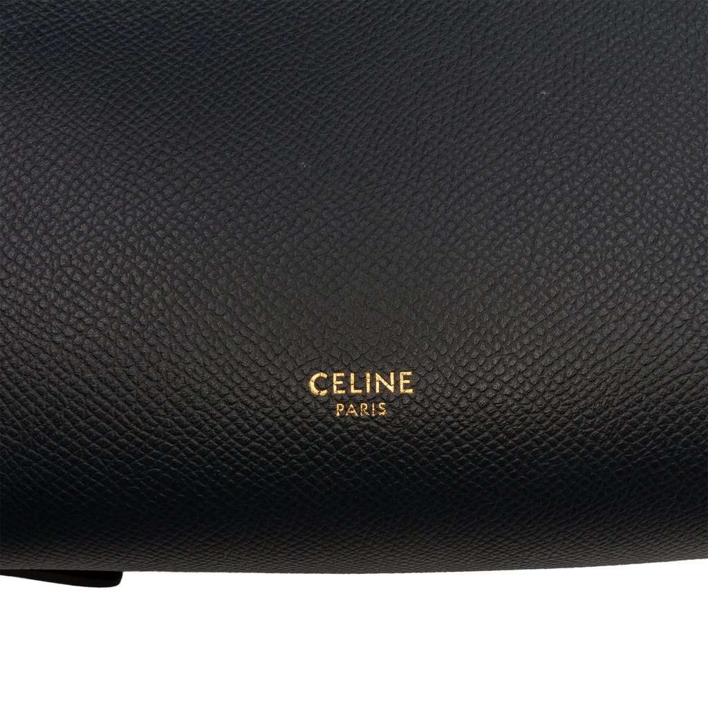 Celine Mini Grained Calfskin Belt Bag Black Leather Very good - Box View