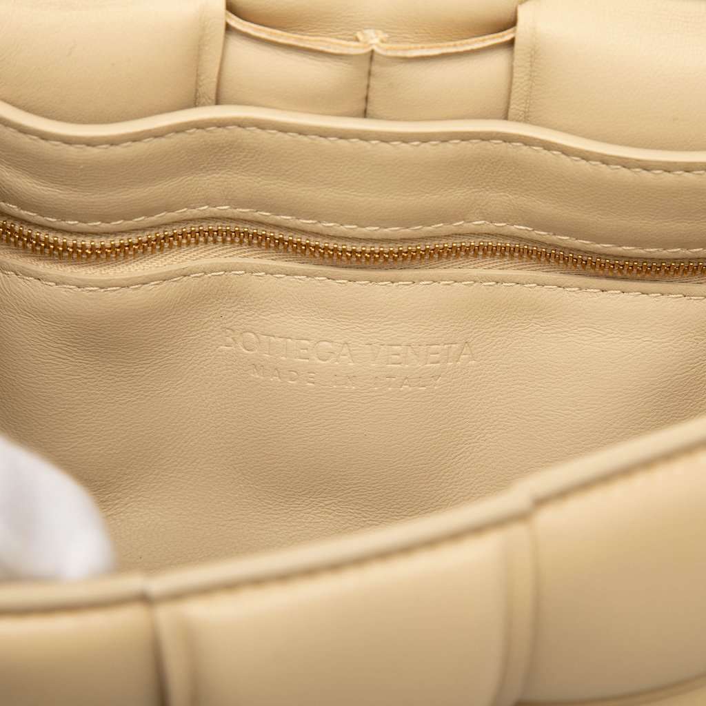 Bottega Veneta Nappa Intrecciato Padded Cassette Crossbody Brown Leather Very good condition - Box View