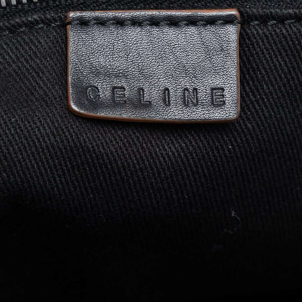 Celine Macadam Canvas Tote Black Very good condition - Box View