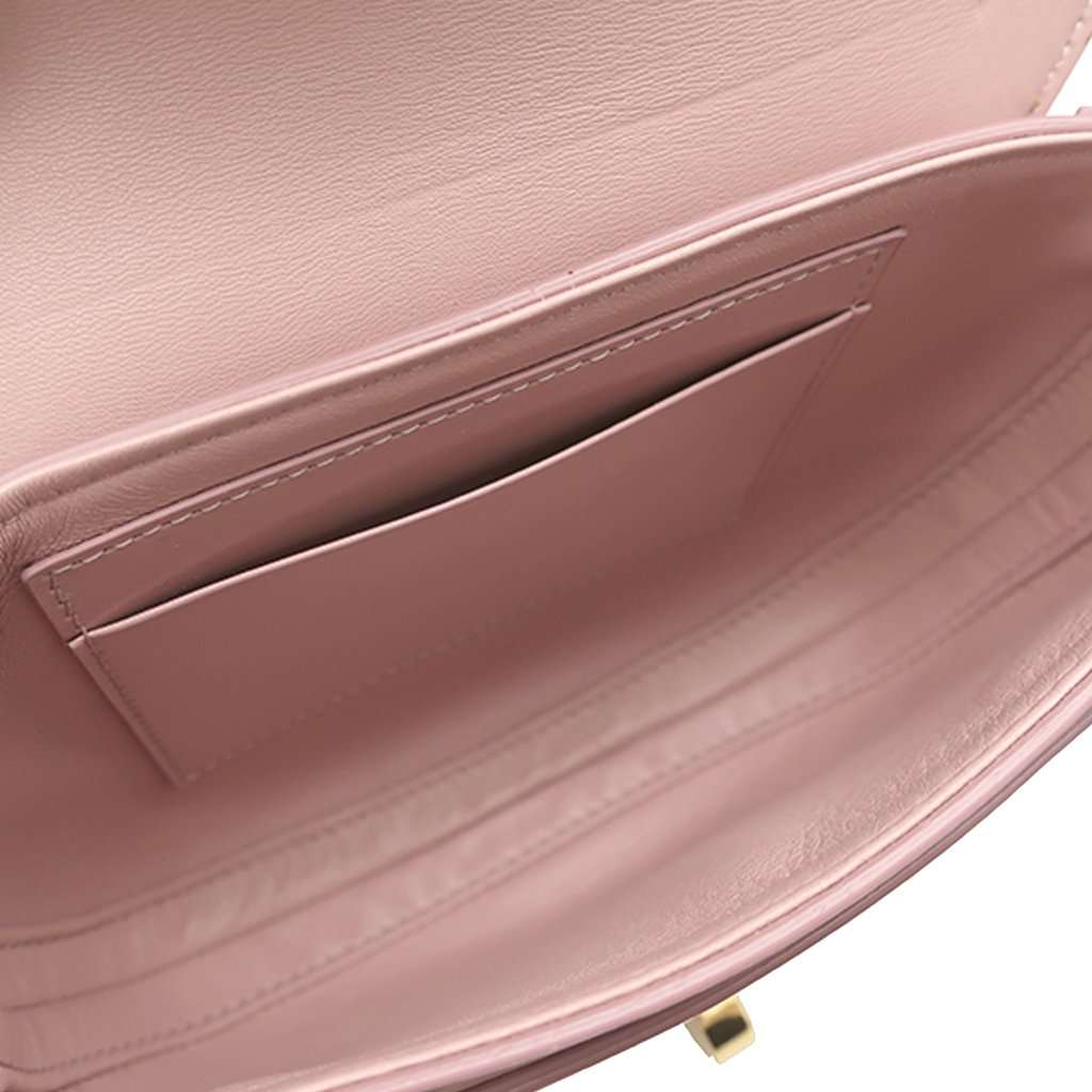 Celine Small Calfskin Besace 16 Crossbody Pink Leather Very good condition - Model View