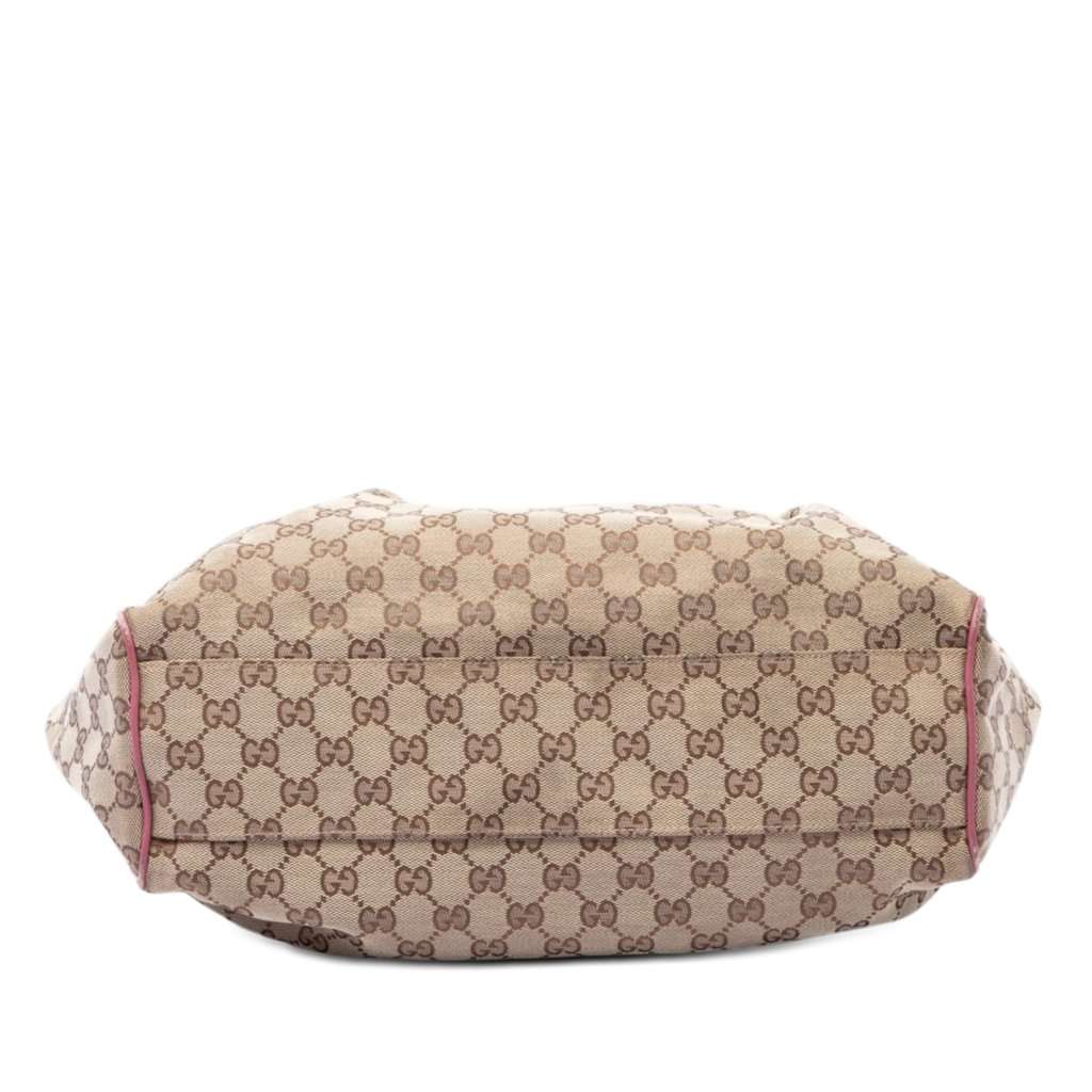 Gucci Medium GG Canvas Sukey Tote Beige Very good - Inside View