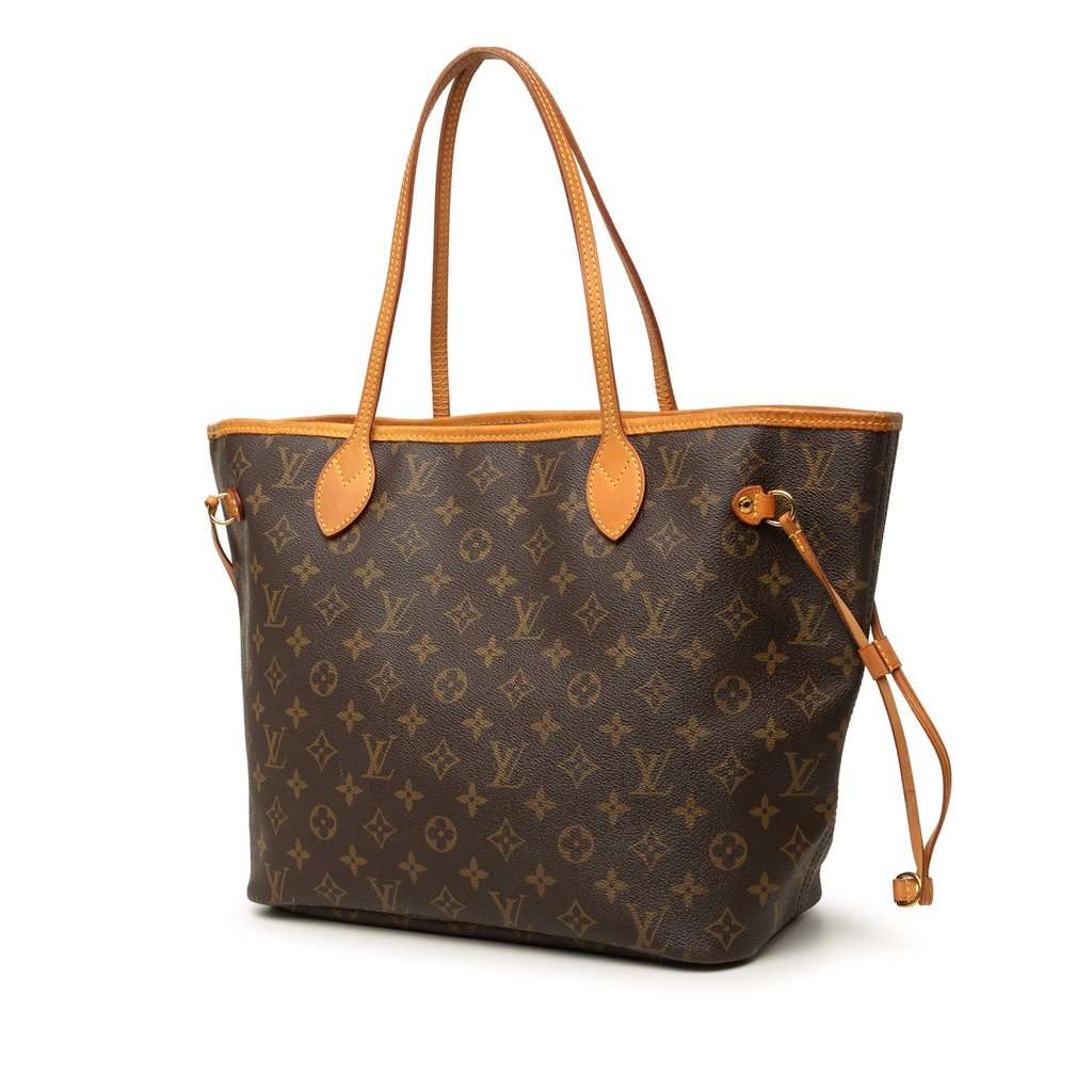 Louis Vuitton Monogram Neverfull MM Brown Very good - Back View