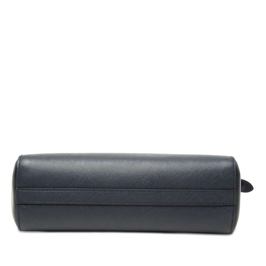 Prada Soft Calf Trimmed Saffiano Lux Open Convertible Tote Black Leather Very good condition - Inside View