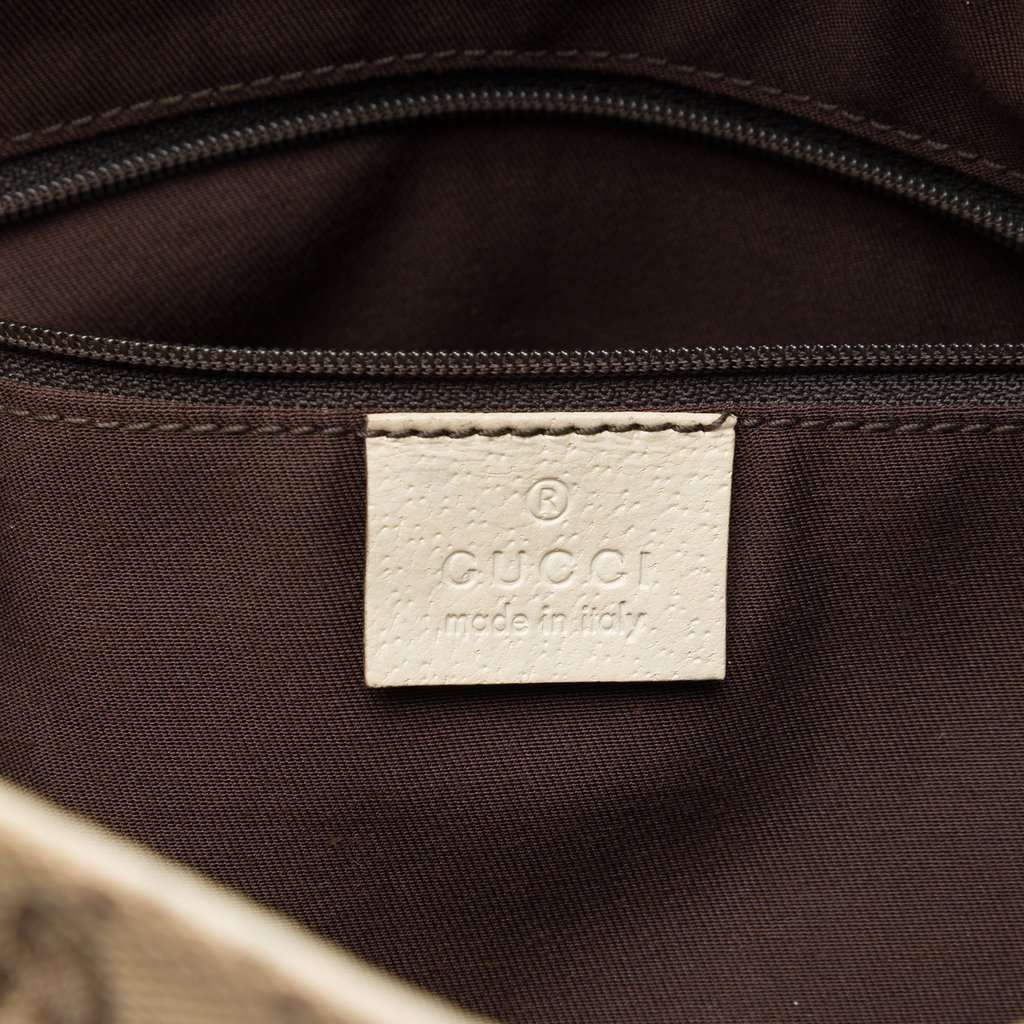 Gucci GG Canvas Eclipse Shoulder Bag Beige Very good - Box View