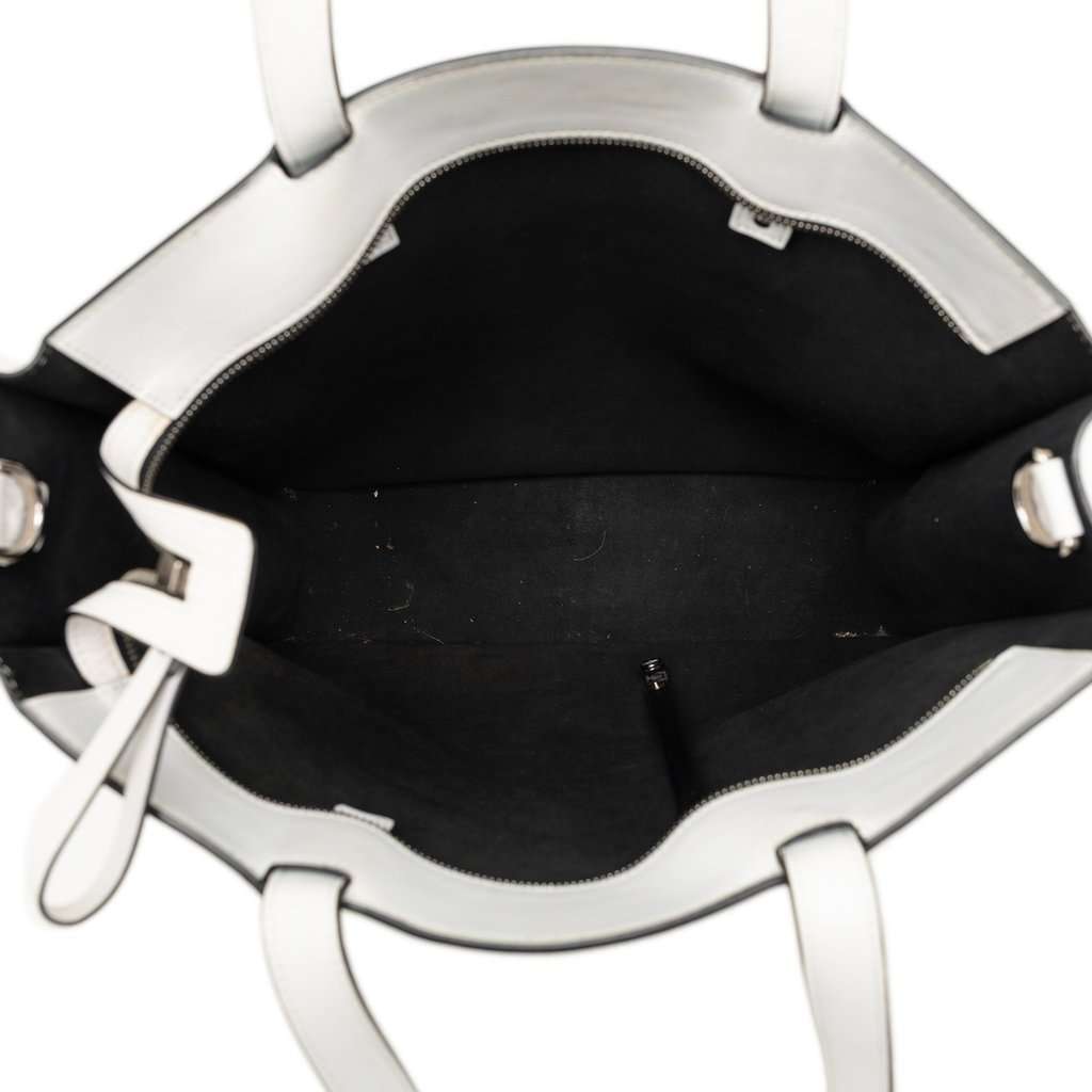 Valentino Leather Rockstud VLTN Satchel White Leather Very good - Model View