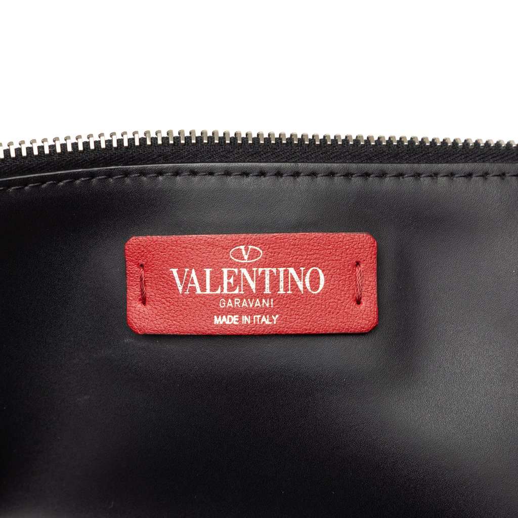 Valentino Leather Rockstud VLTN Satchel White Leather Very good - Box View