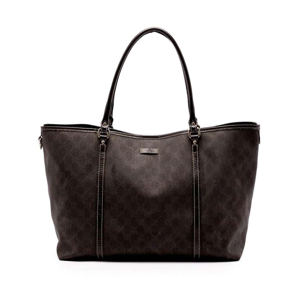 Gucci Large GG Supreme Joy Tote Brown Very good condition - Front View
