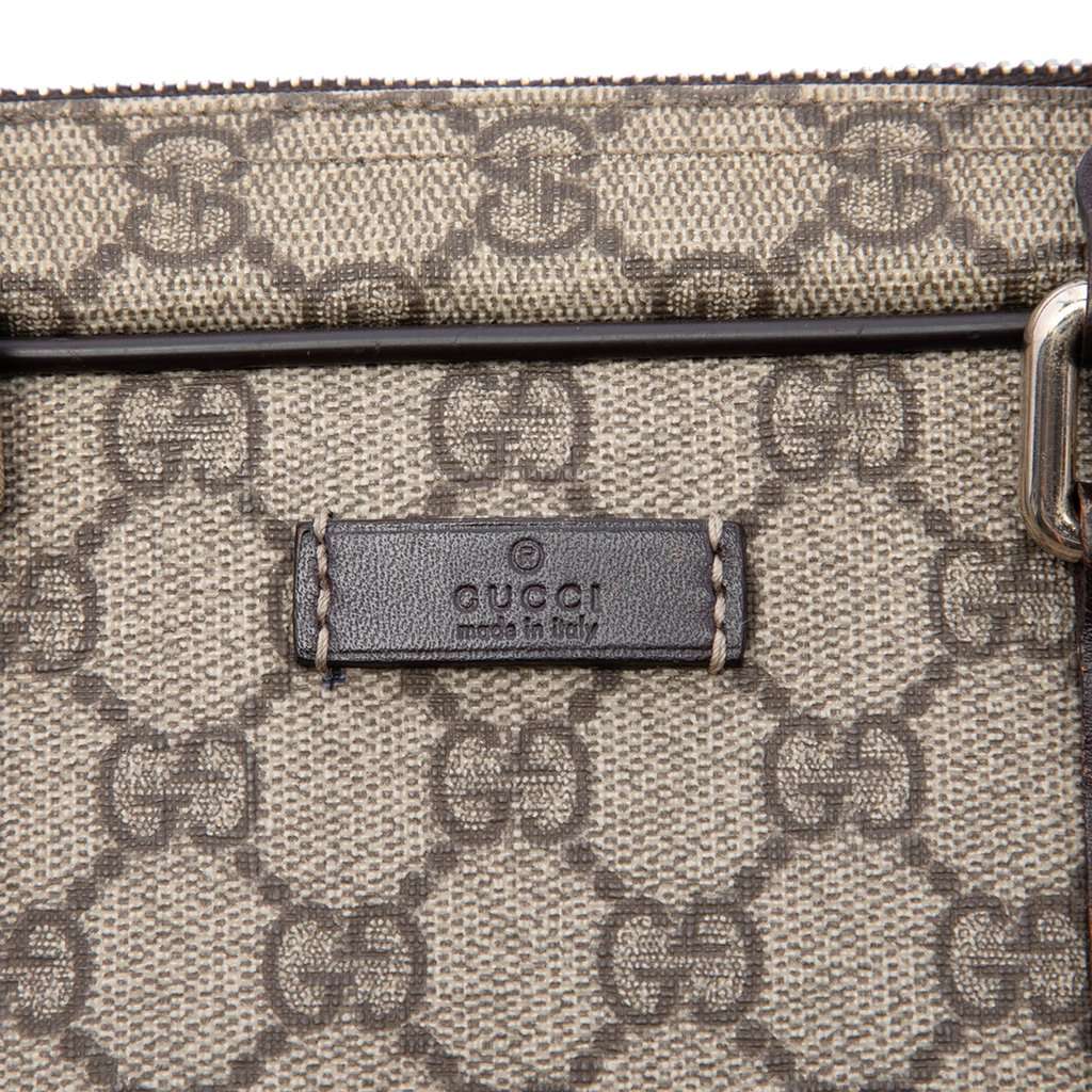 Gucci GG Supreme Business Bag Beige Very good condition - Box View