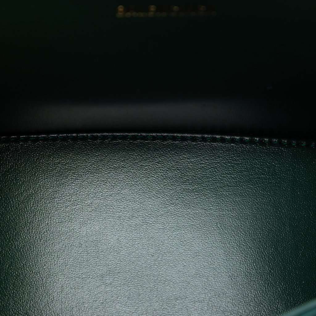 Balenciaga Satin Hourglass Top Handle Bag XS Green Very good condition - Model View