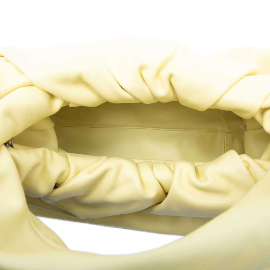 Bottega Veneta Lambskin The Shoulder Pouch Yellow Leather Very good - Box View