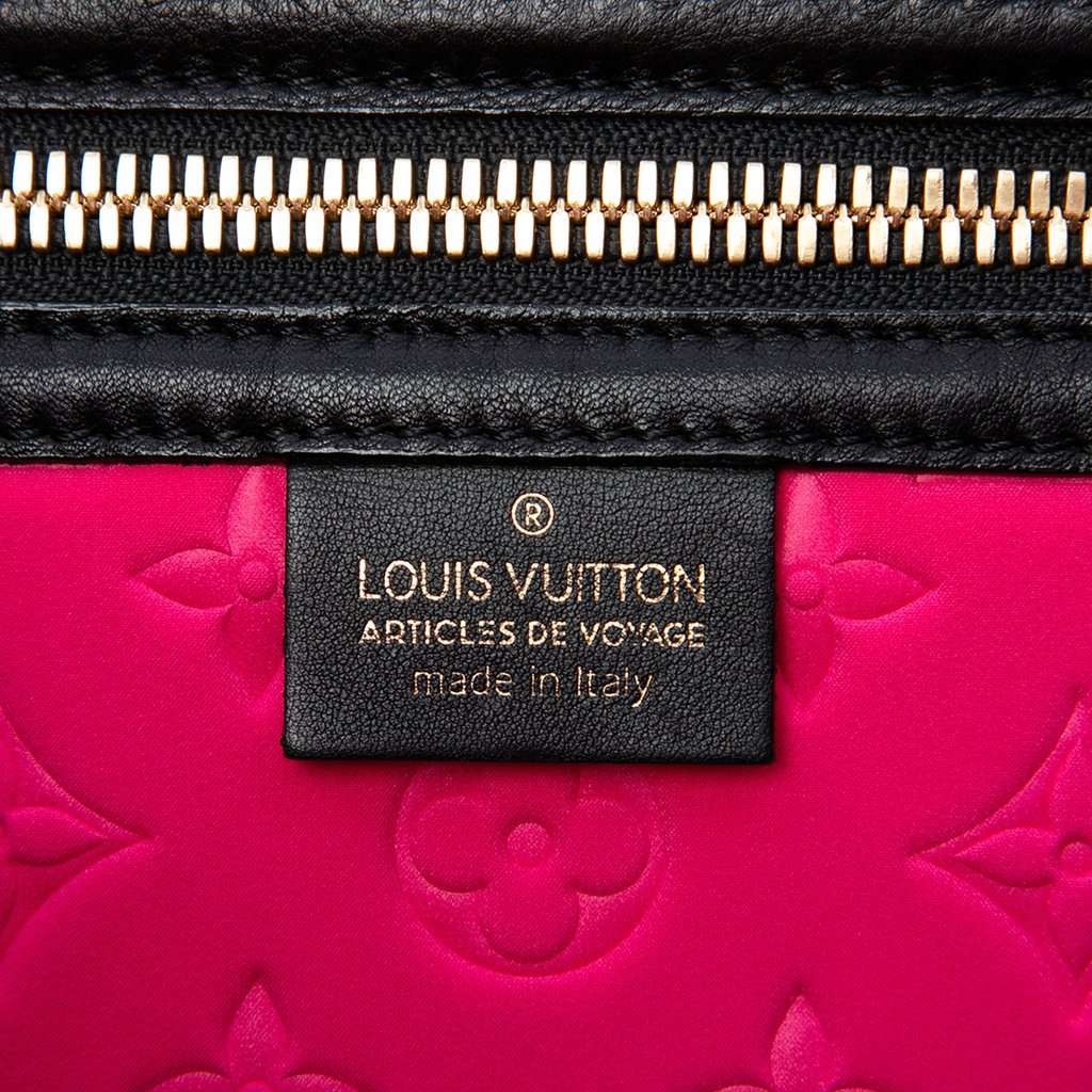 Louis Vuitton Monogram Embossed Neoprene Scuba MM Pink Very good condition - Box View