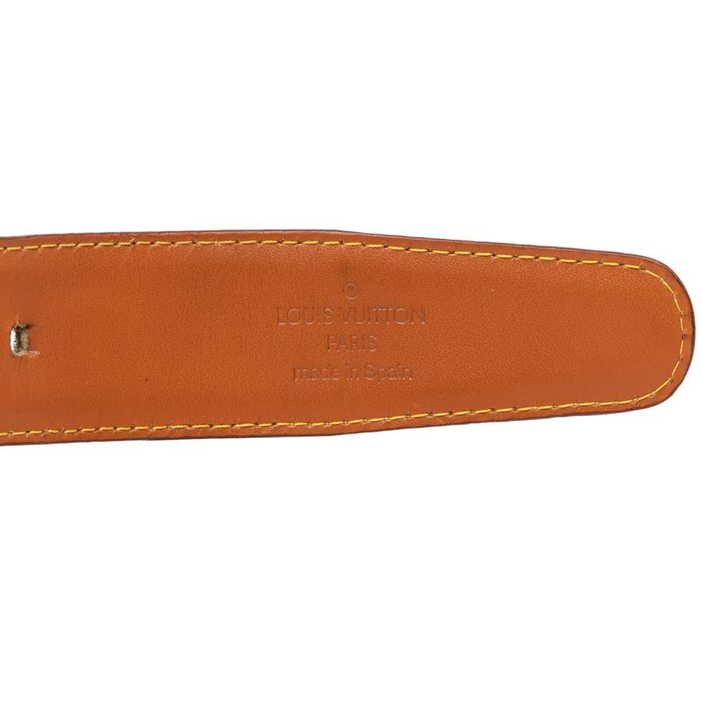 Louis Vuitton Epi Ceinture Belt Brown Leather Very good - Box View
