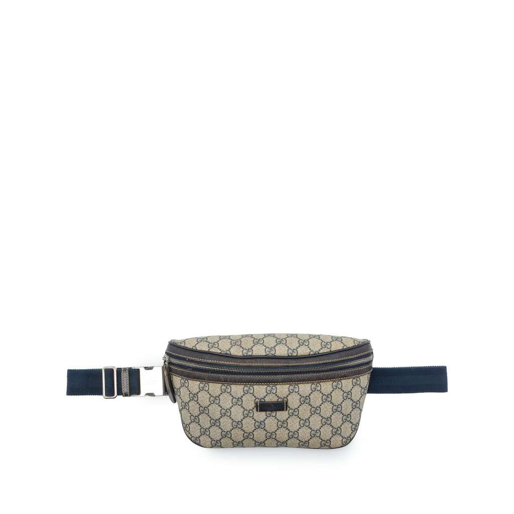Gucci GG Supreme Belt Bag Beige Very good - Front View