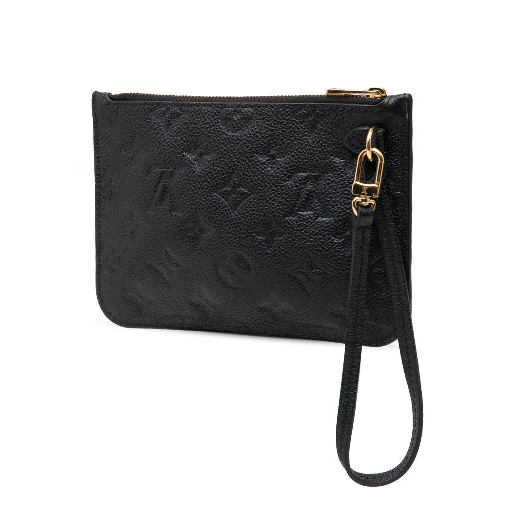 Louis Vuitton Monogram Empreinte Loop Pouch Black Leather Very good - Back View