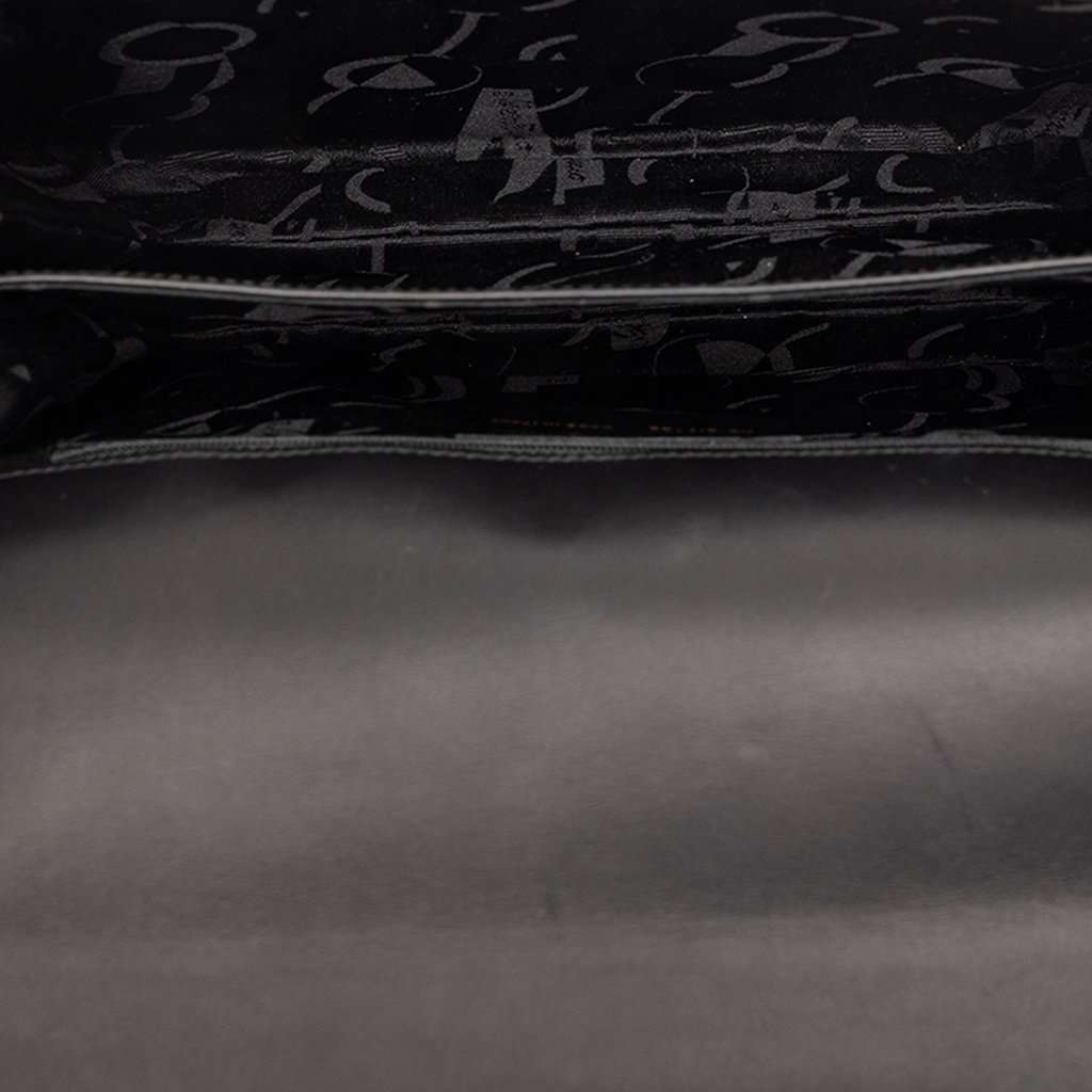 Salvatore Ferragamo Leather Wooden Gancini Shoulder Bag Black Leather Very good condition - Model View