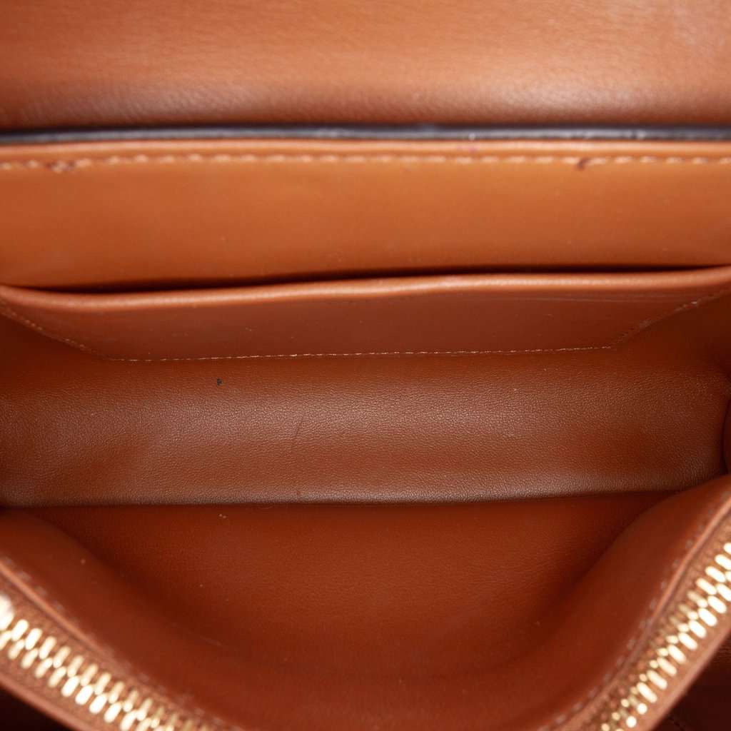 Celine Teen Triomphe Coated Canvas Nino Bag Brown Very good condition - Model View
