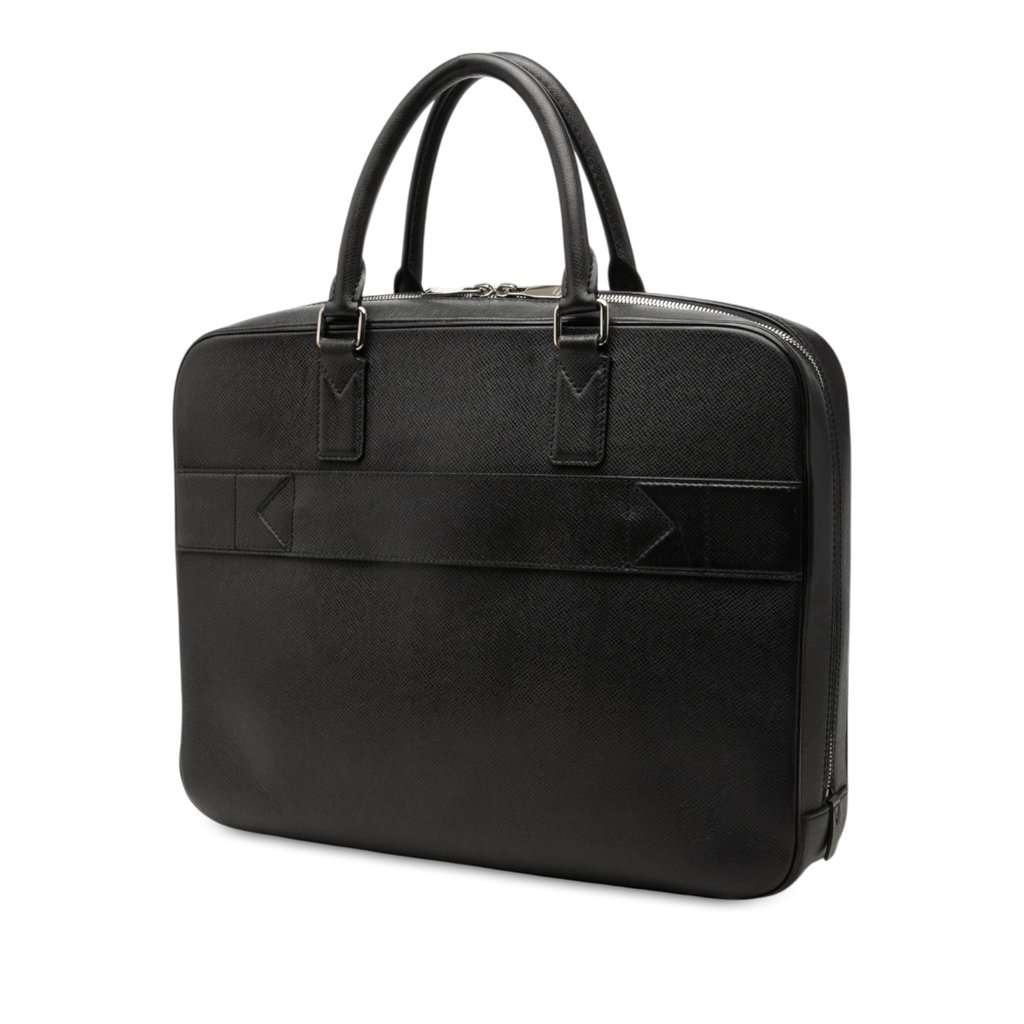 Louis Vuitton Taiga Neo Igor Briefcase Black Leather Very good - Back View