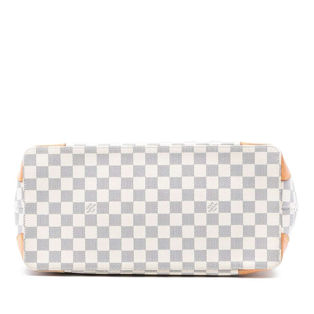 Louis Vuitton Damier Azur Hampstead MM White Very good condition - Inside View