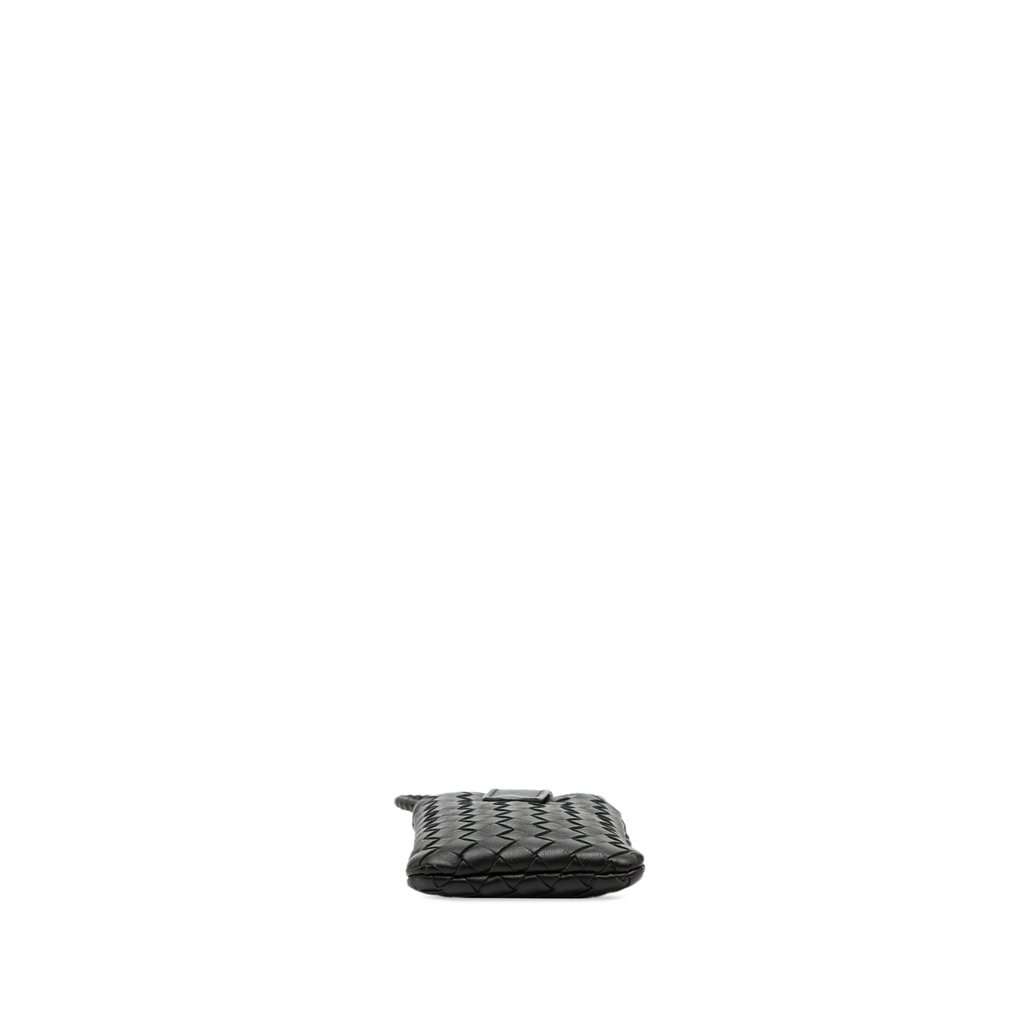 Bottega Veneta Nappa Intrecciato Phone Holder Black Leather Very good - Inside View
