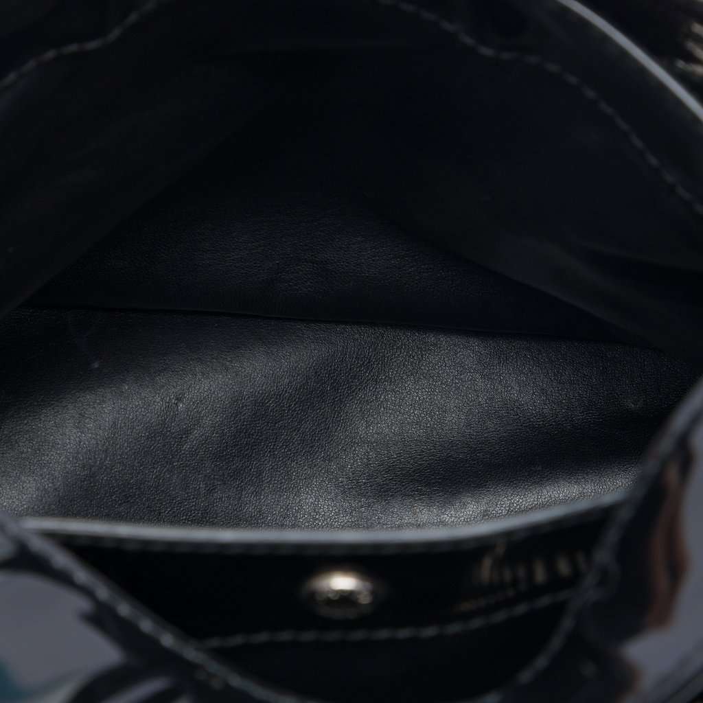 Prada Linen Blend Satchel Brown Very good - Model View