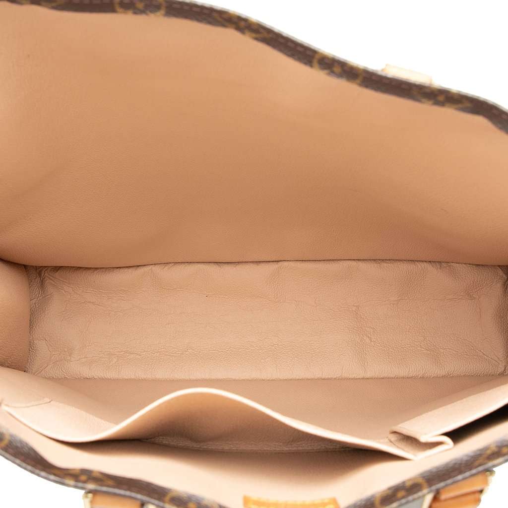 Louis Vuitton Monogram Sac Plat Brown Very good - Model View