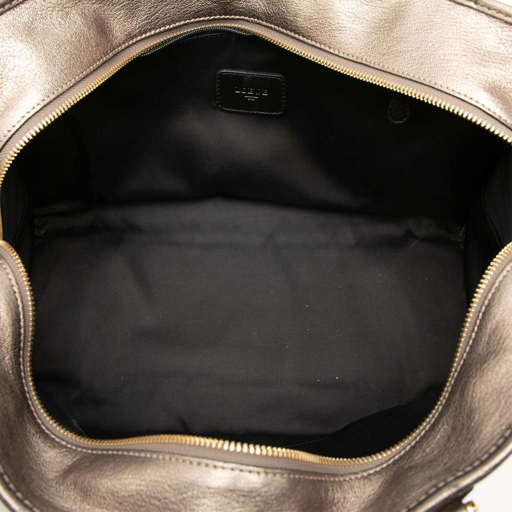 LOEWE Metallic Goatskin Amazona 36 Brown Leather Very good - Model View