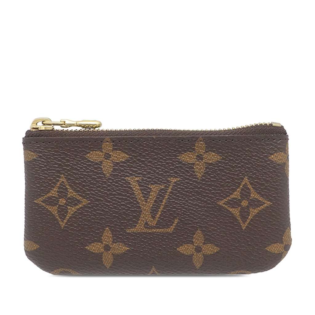 Louis Vuitton Monogram Key Pouch Brown Very good condition - Front View