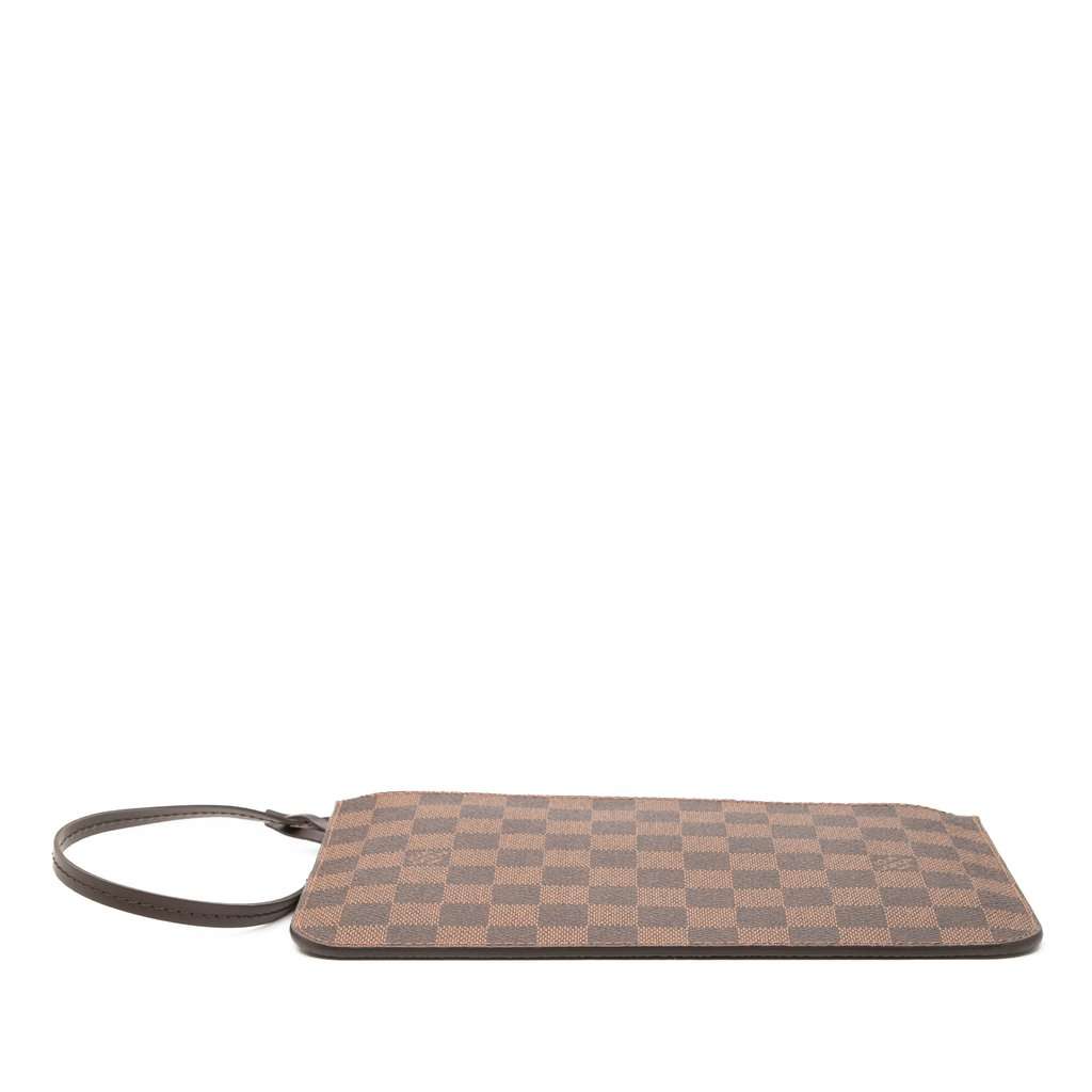 Louis Vuitton Damier Ebene Neverfull MM Pouch Brown Very good - Inside View