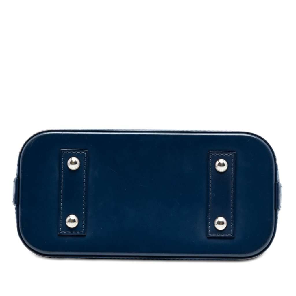 Louis Vuitton Epi Alma BB Blue Leather Very good condition - Inside View