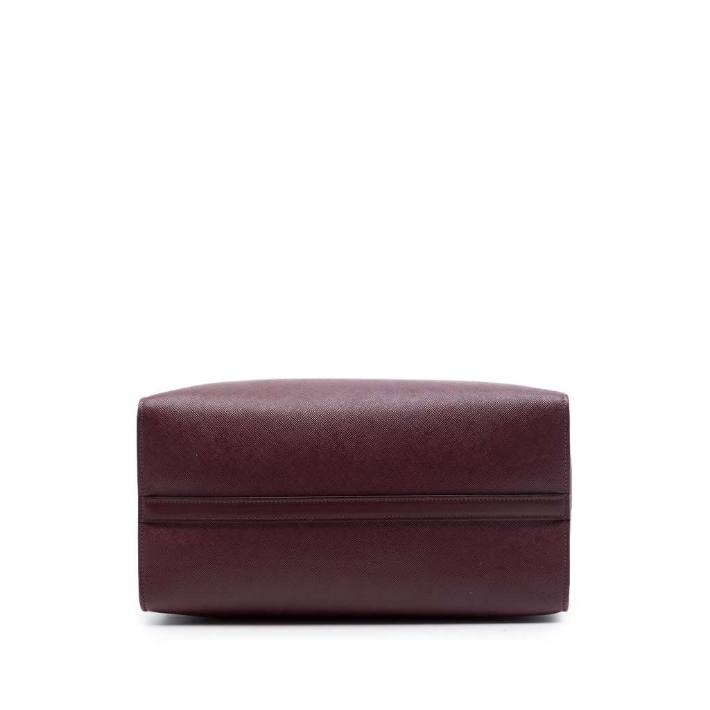 Prada Saffiano Greche Paradigme Bag Red Leather Very good - Inside View