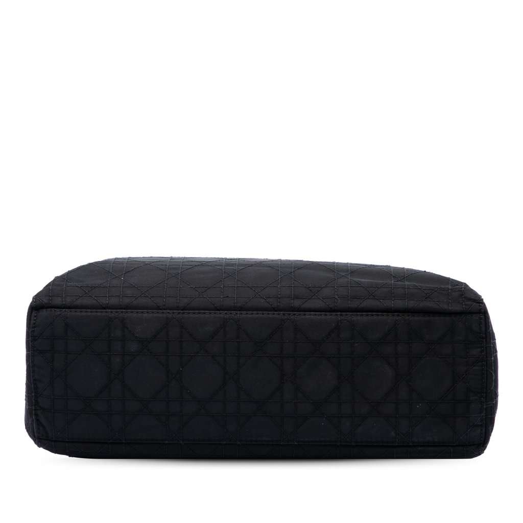 Dior Large Nylon Cannage Lady Dior Black Very good condition - Inside View