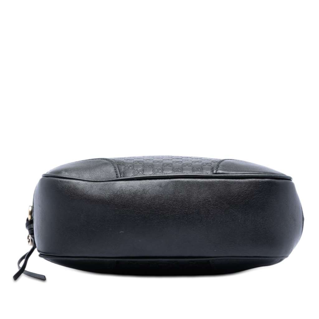 Gucci Microguccissima Bree Crossbody Black Leather Very good - Inside View