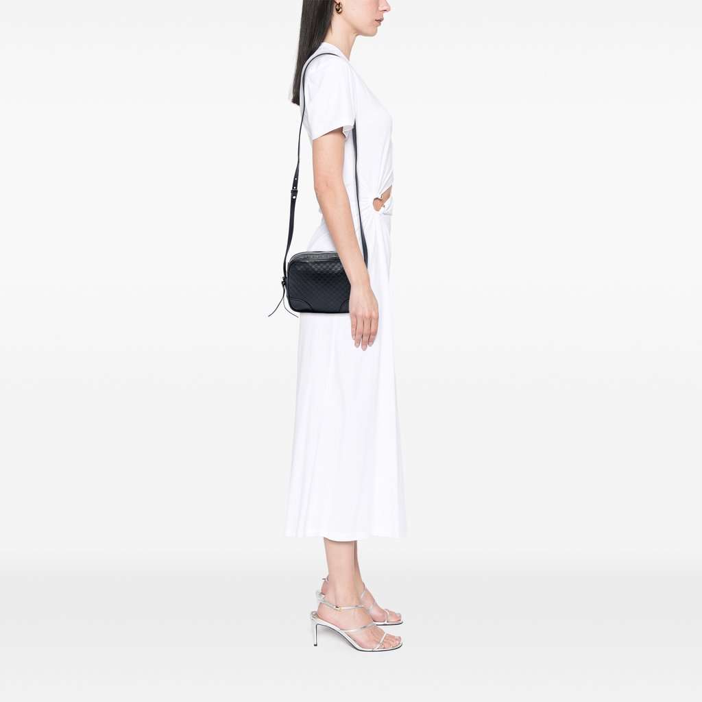 Gucci Microguccissima Bree Crossbody Black Leather Very good - Box View