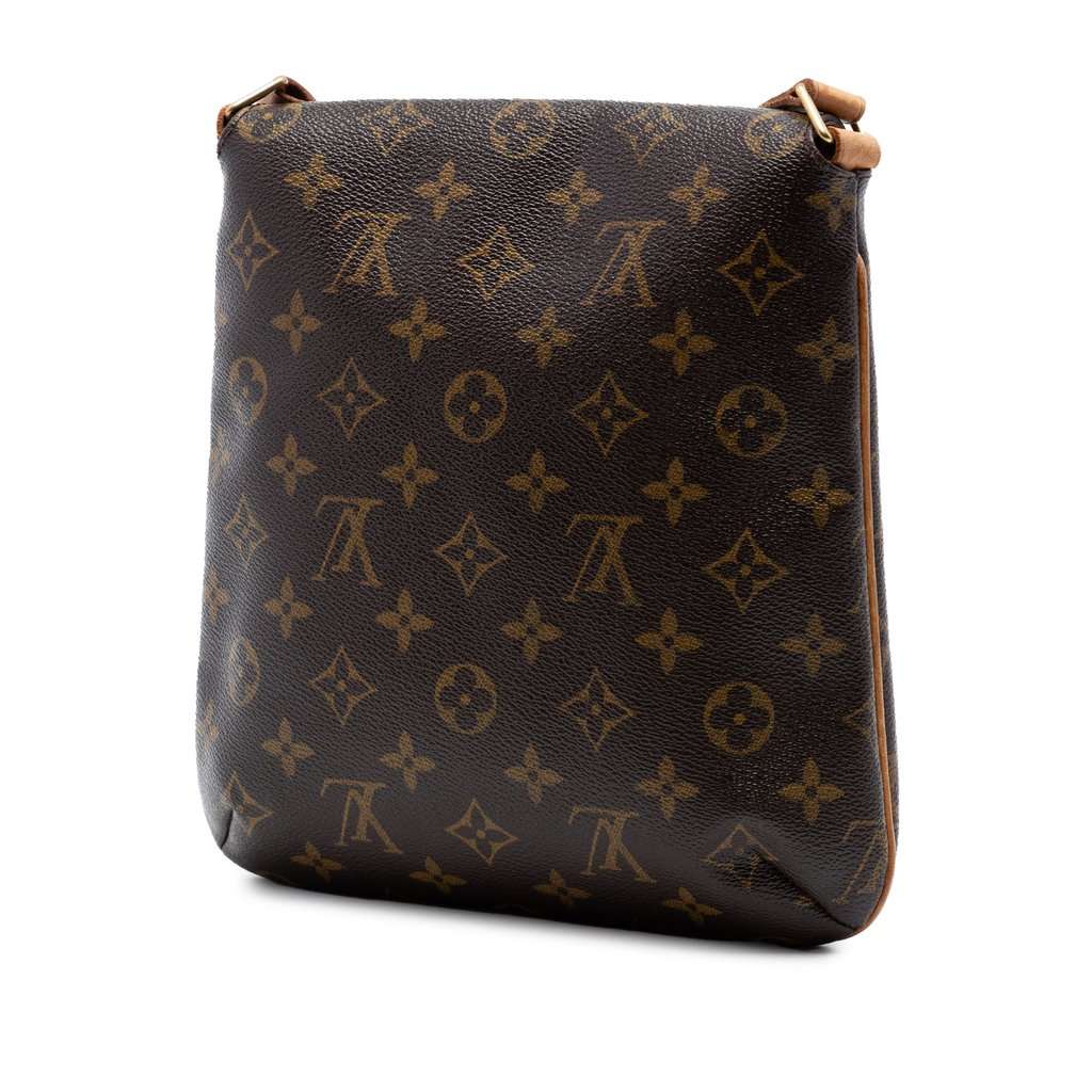 Louis Vuitton Monogram Musette Salsa PM Long Strap Brown Very good - Back View