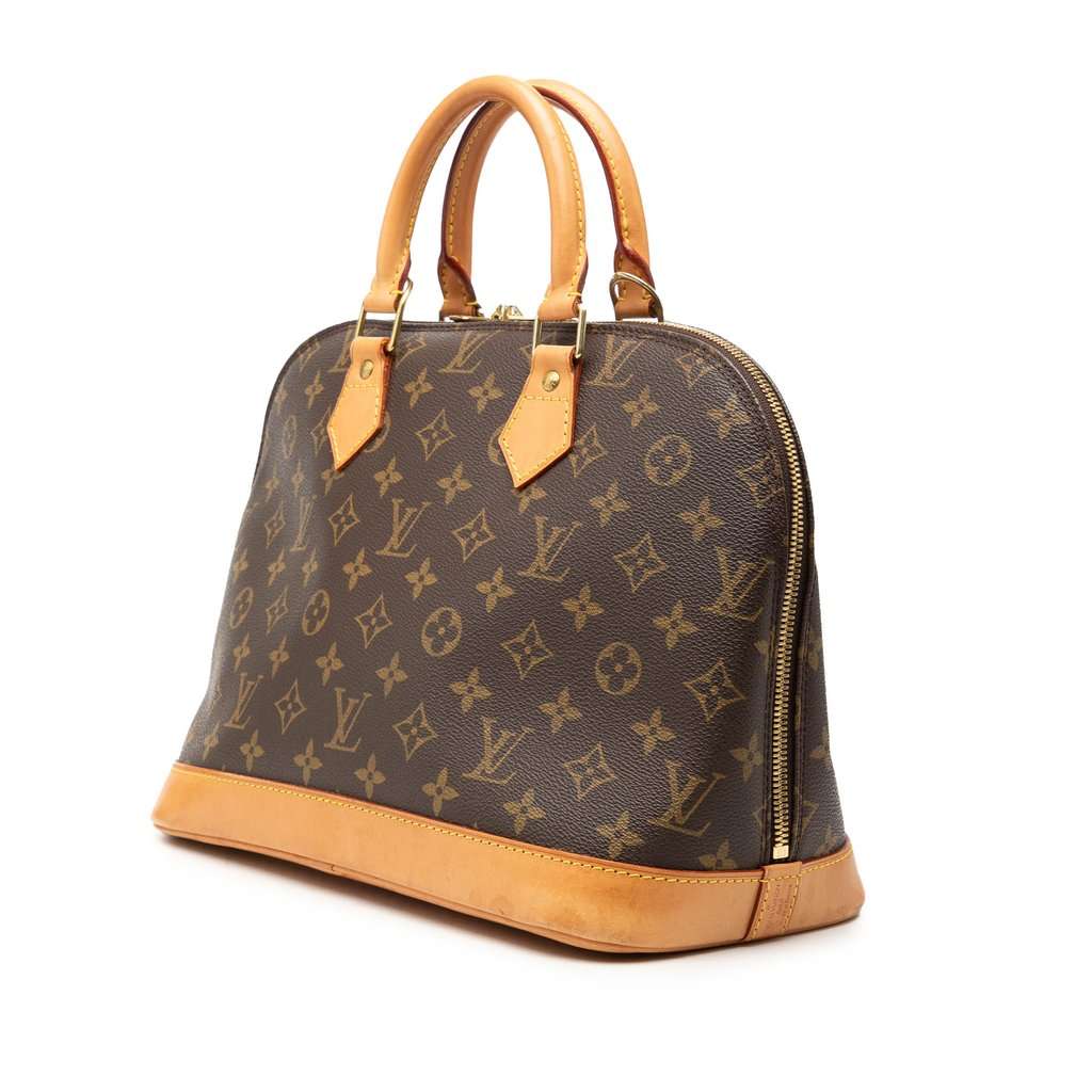 Louis Vuitton Monogram Alma PM Brown Very good - Back View
