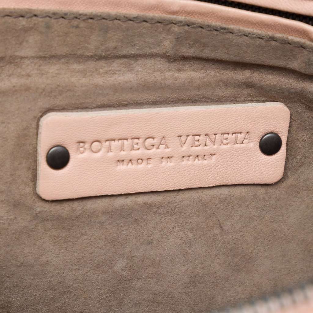 Bottega Veneta Nappa Intrecciato Nodini Crossbody Pink Leather Very good - Box View