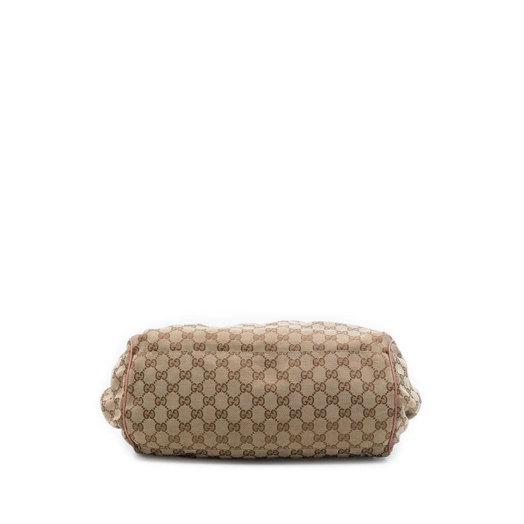Gucci GG Canvas Sukey Satchel Beige Very good condition - Inside View
