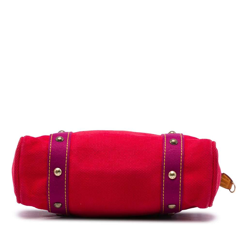 Louis Vuitton Antigua Cabas MM Tote Red Very good condition - Inside View