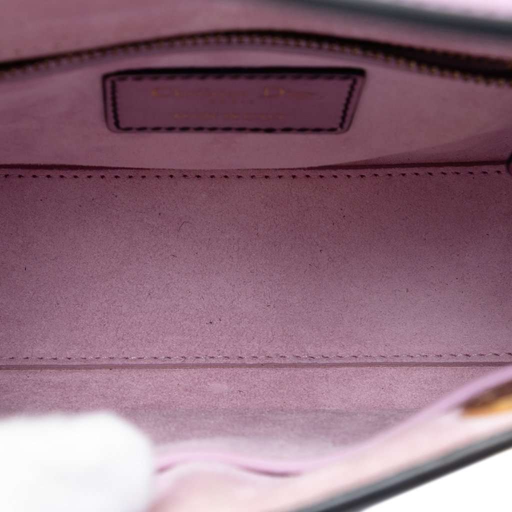 Dior Mini Metallic Patent Lady Dior Pink Leather Very good condition - Model View