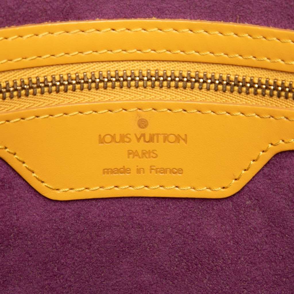 Louis Vuitton Epi Saint Jacques PM Long Strap Yellow Leather Very good - Box View