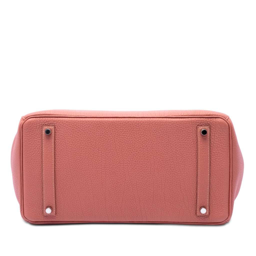 Hermès Togo Birkin Retourne 35 Pink Leather Very good condition - Inside View