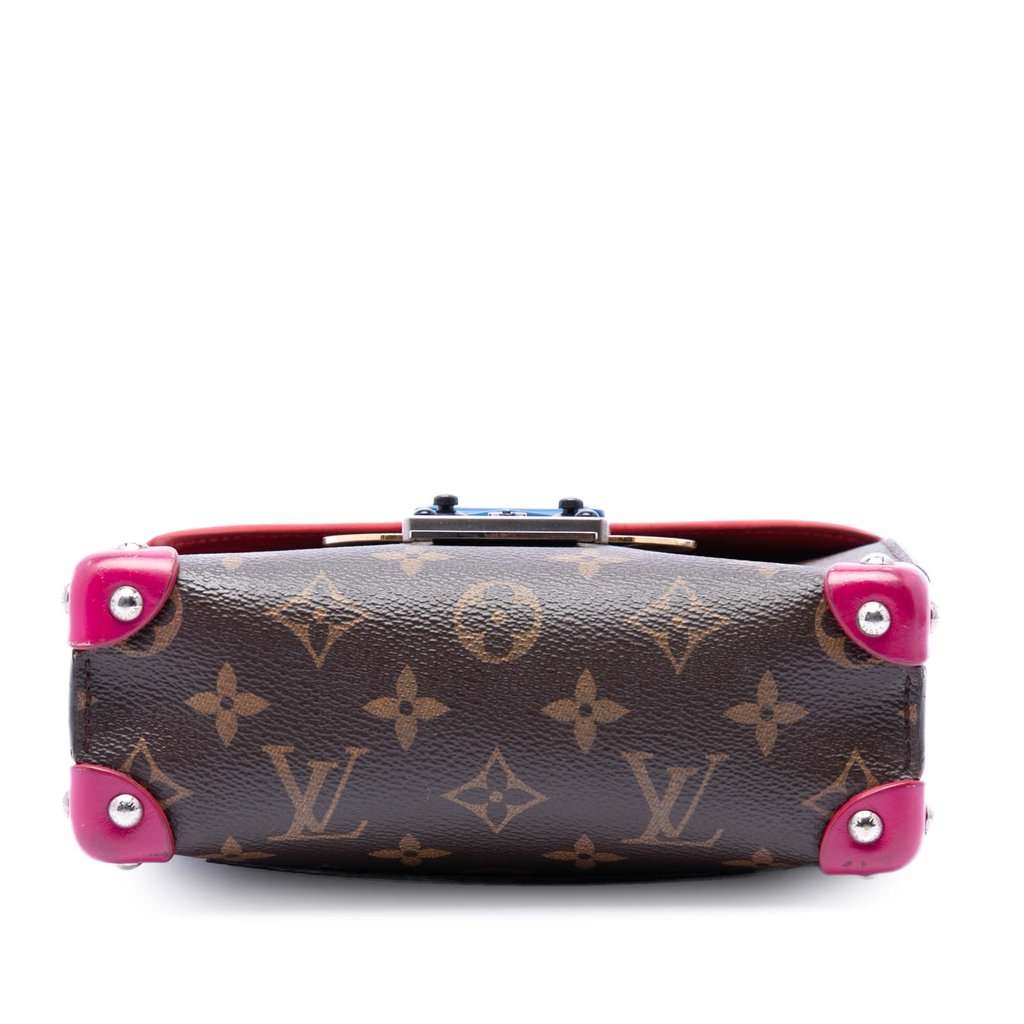 Louis Vuitton Monogram Tribal Mask Pochette PM Brown Very good - Inside View