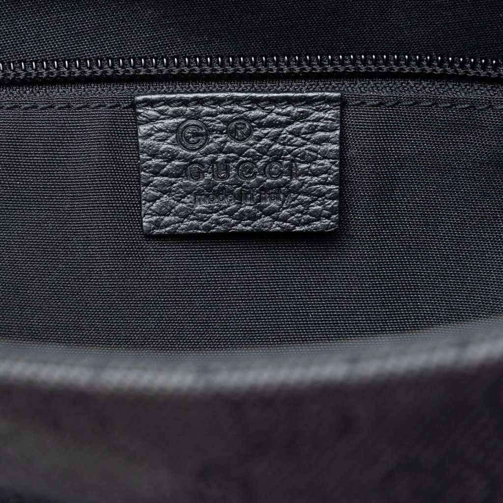 Gucci GG Denim Charm Tote Black Very good - Box View