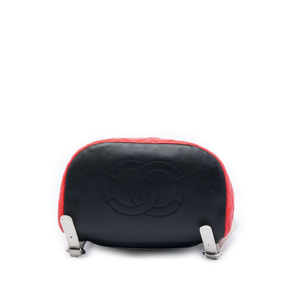 Chanel Small Lambskin Cuba Color Urban Spirit Backpack Red Leather Very good condition - Inside View