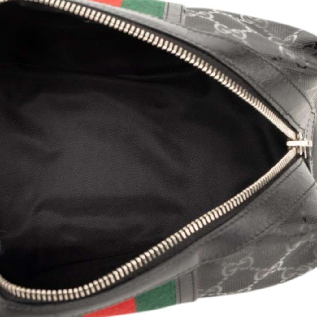 Gucci GG Imprime Web Cosmetic Case Black Very good condition - Model View