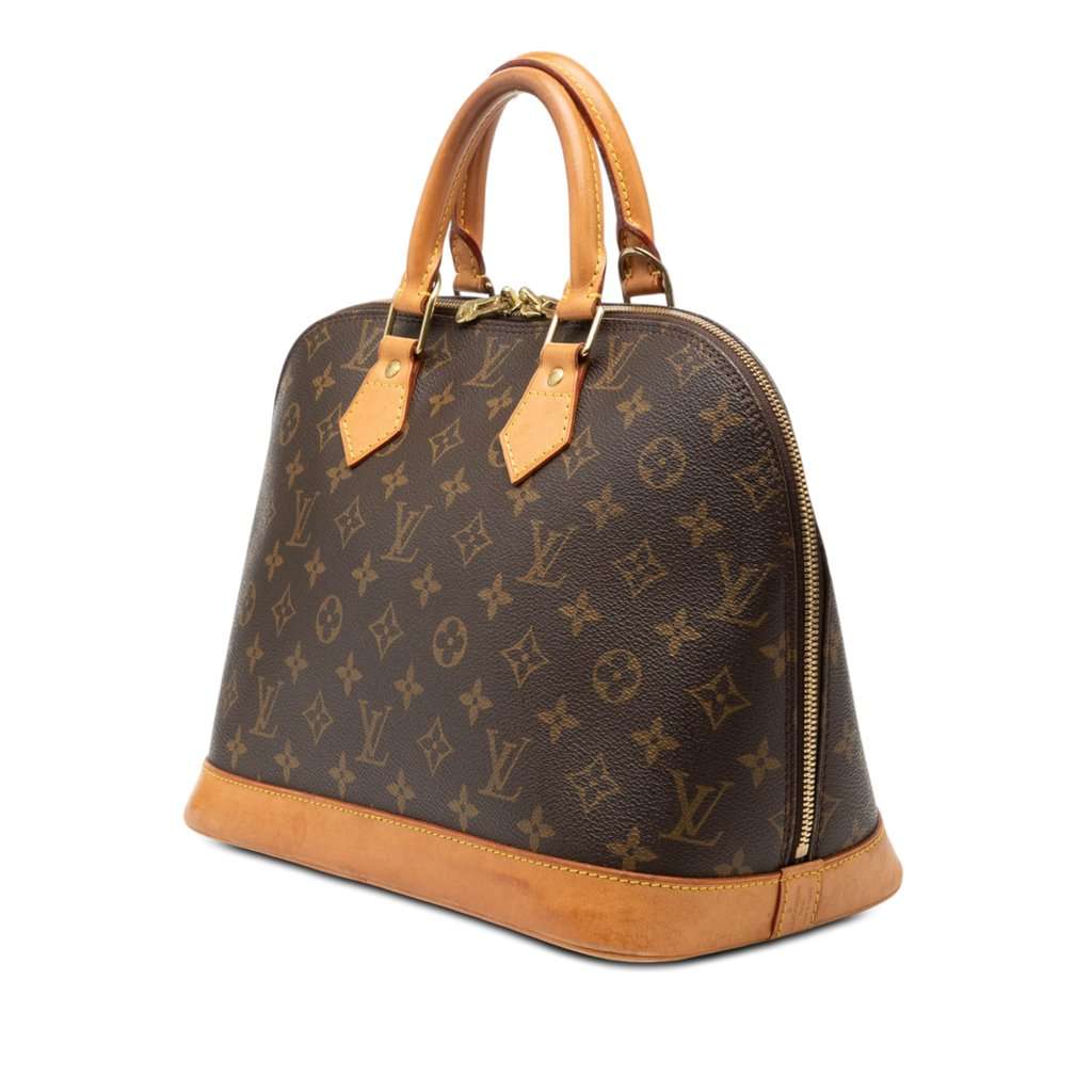Louis Vuitton Monogram Alma PM Brown Very good - Back View