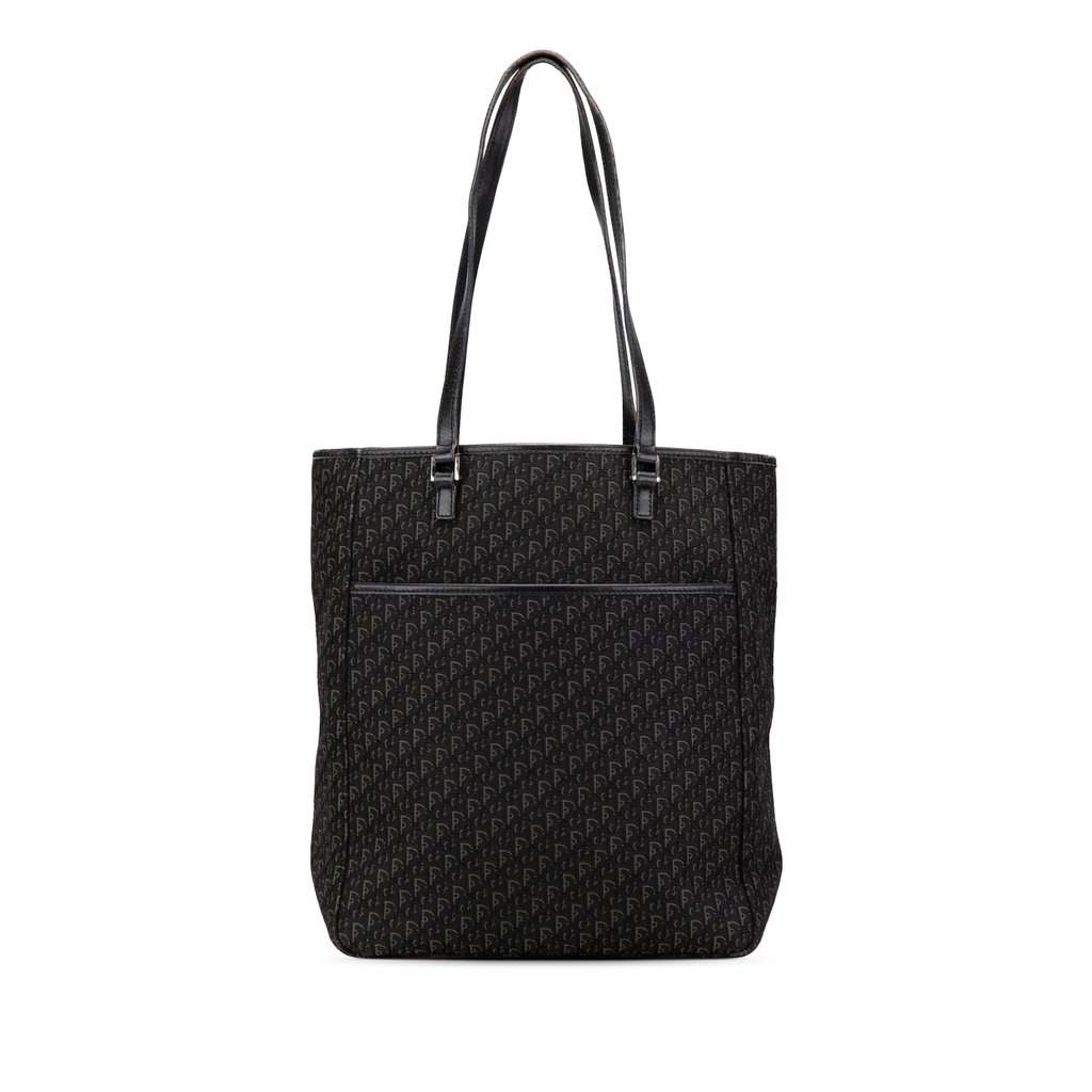 Dior Diorissimo Trotter Canvas Tote Black Very good condition - Front View